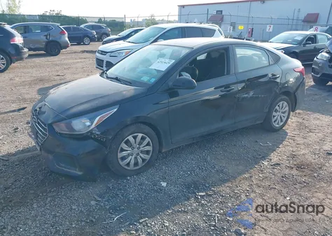 2020 Hyundai Accent Se from USA, damaged, VIN 3KPC24A6XLE109627